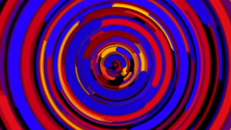 espiral abstracta líneas rotativas y retorcidas brillantes, fondo generado por computadora, fondo de renderización 3d