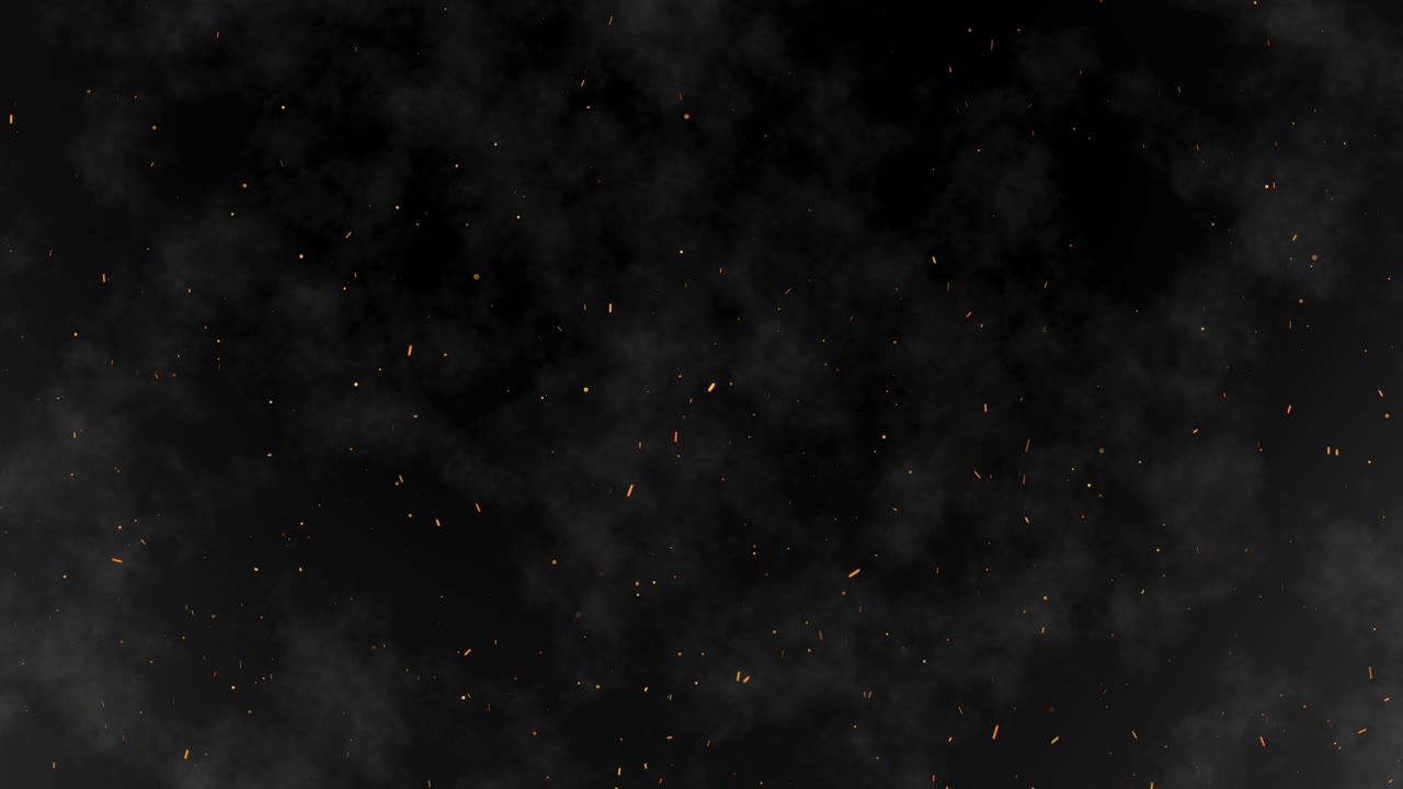 Chispas de Fuego y Partículas de Pantalla Verde