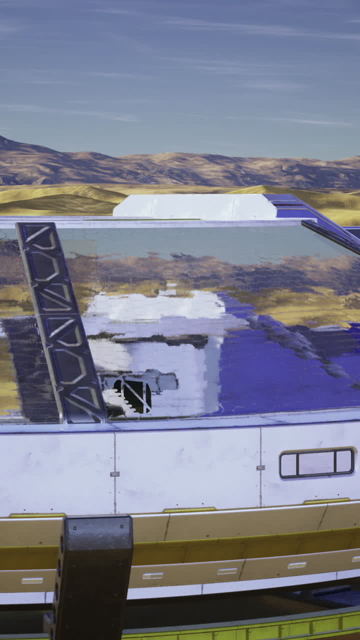 Futuristic lab design for research on a distant planet