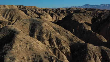 Drone-footage-flying-over-the-rocky-cliffs-in-the-valley-of-Charyn-Canyon-in-Kazakhstan