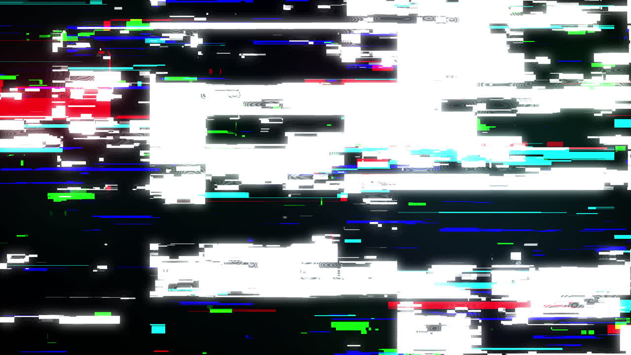 Abstract Digital Glitch Error and Distortion Background