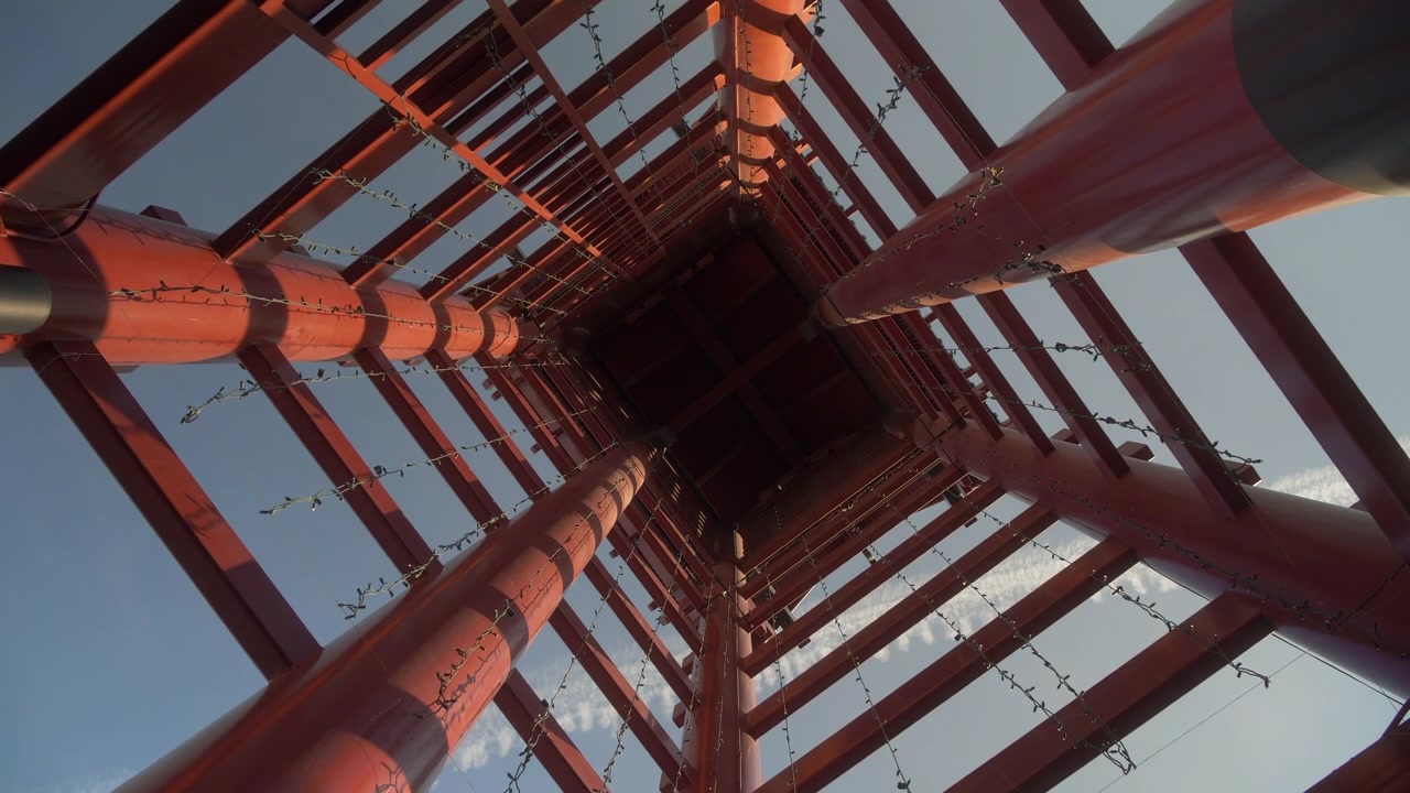 Japanese Fire Tower in Downtown Los Angeles During Daytime