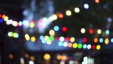 Bokeh-Toma-En-Cámara-Lenta-De-Luces-De-Diferentes-Colores