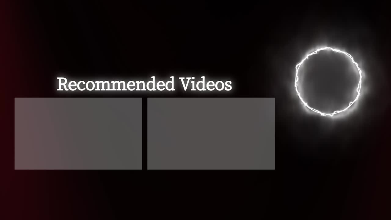 gradación simple de la tarjeta de finalización de la pantalla de finalización gráficos de movimiento