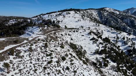 view of snow covered mt baldy from inspiration point