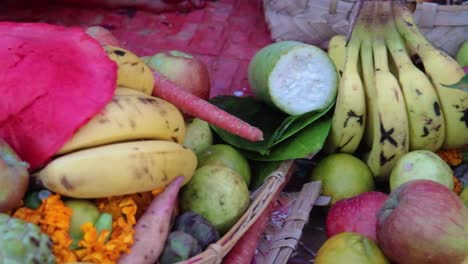 offerings-during-holy-rituals-at-festival-from-different-angle-video-is-taken-on-the-occasions-of-chhath-festival-which-is-used-to-celebrate-in-north-india-on-Oct-28-2022