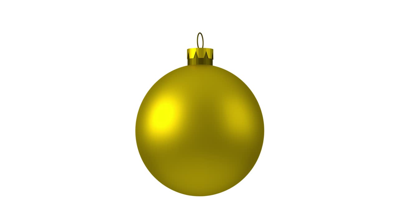 Weihnachtsbaumschmuck dreht sich auf Weiß