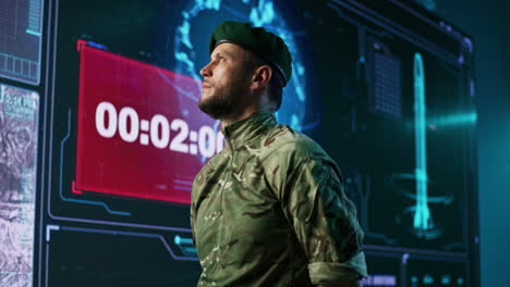 soldier monitoring mission countdown