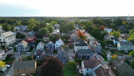 historic residential district in colonial american town