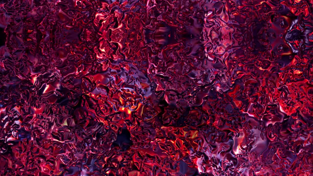 fondo de textura abstracta bucle de fuego y superficie de lava se mueven forma de arriba a abajo patrón de animación. 4k bucle de animación 3d de magma en llamas. hermoso flujo de lava derretida hacia abajo. líquido volcánico brillante flota. líquido de onda de energía de quema de calor