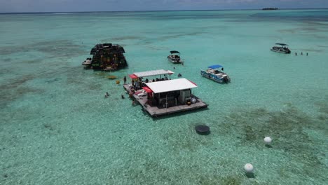 the party of the people of the caribbean, in the sun and with a few drinks on top