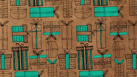 papel de embalaje de navidad