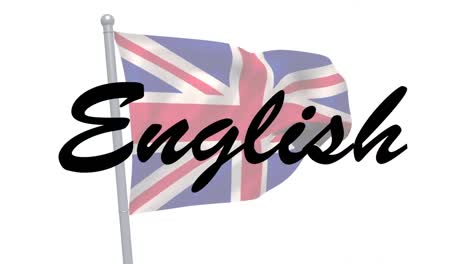 Animation-of-english-text-over-flag-of-uk