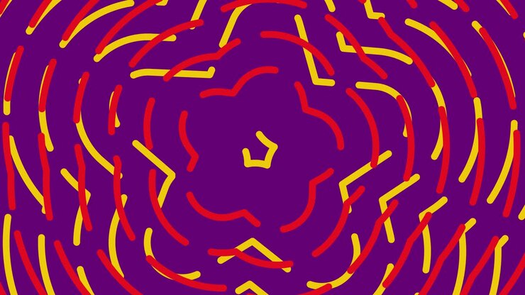 Sfondo Neon Rosso e Giallo