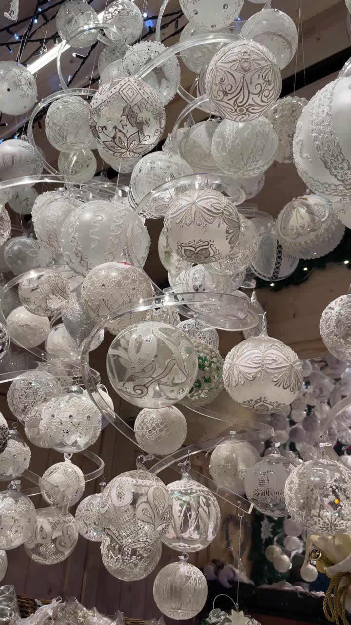 Elegant Christmas Ornament Display