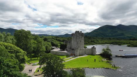 ross castle cinematic 4k drone footage