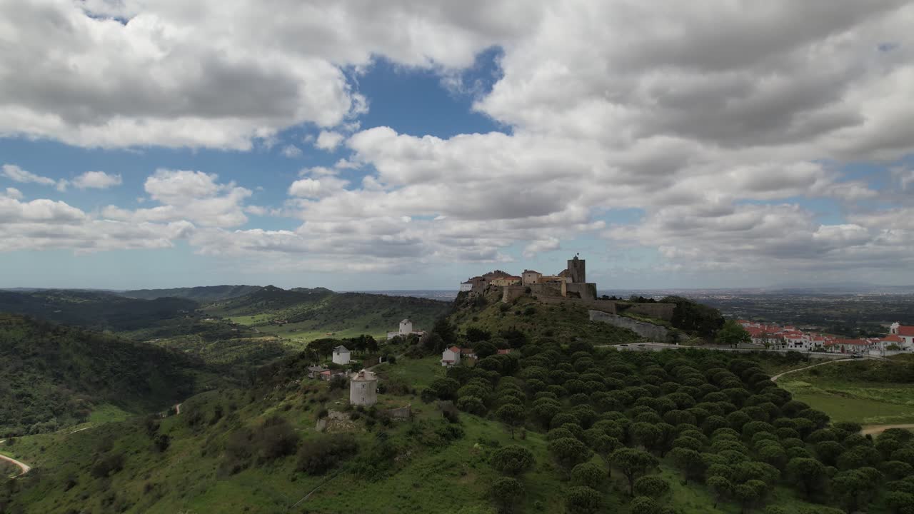 portugal, ciudad de palmela vista aérea 08