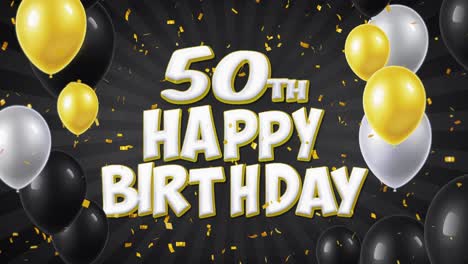 50th happy birthday celebration