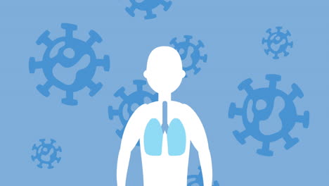 human lungs and viruses