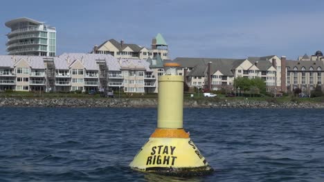 the sign says to stay right