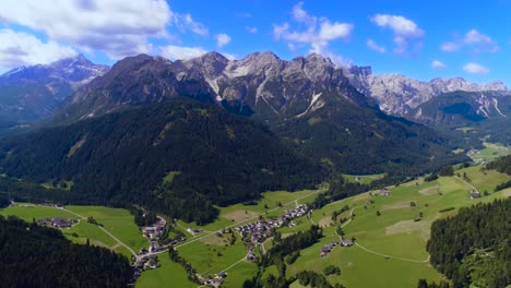 scenic view of the beautiful landscape in the alps