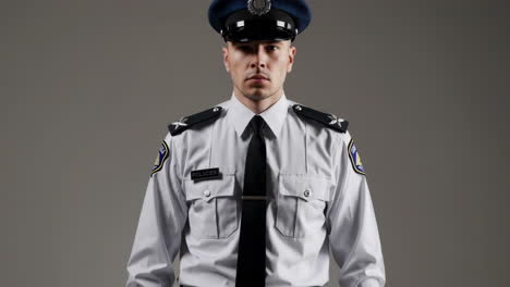 police officer portrait