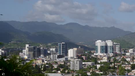 modern commercial office towers in the business center of tegucigalpa, honduras. economic growth.