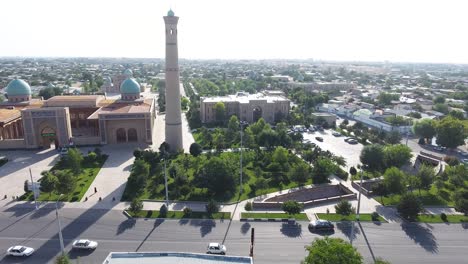 el conjunto de imanes de khazret. mezquita en tashkent.