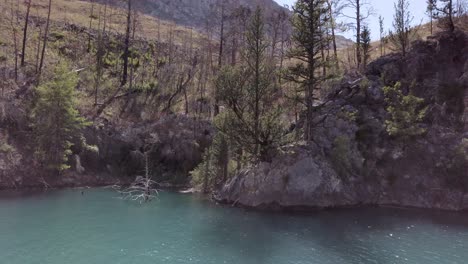 tranquil view of lake mountains in green canyon near manavgat, antalya, turkey