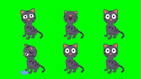 cat emoji set.