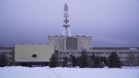 a-shot-of-Ignalina-Nuclear-Power-Plant-in-Lithuania-in-cold-snowy-winter