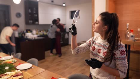 fiesta familiar de navidad
