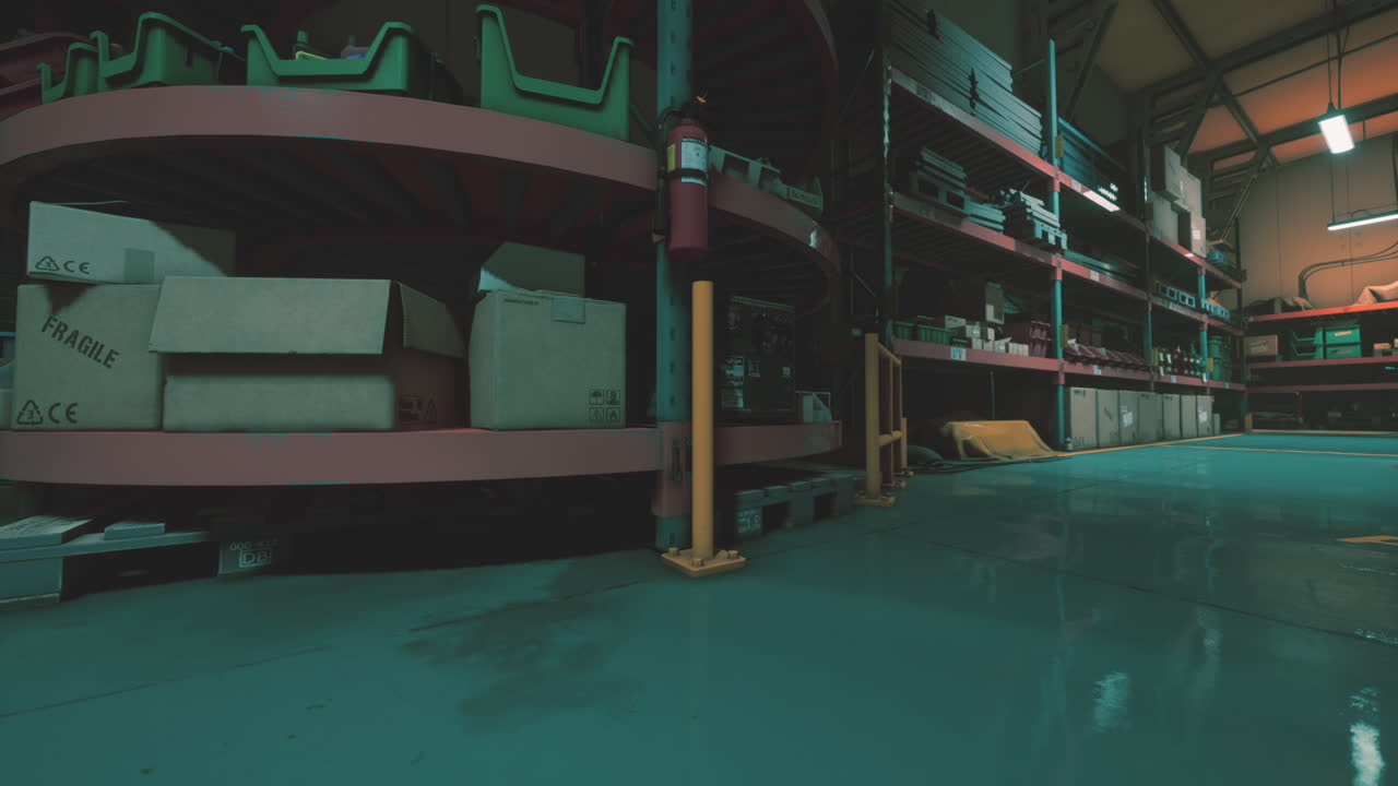 산업 창고 내부