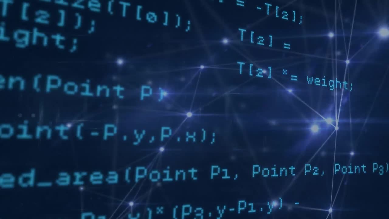 códigos de programa en una pantalla de computadora