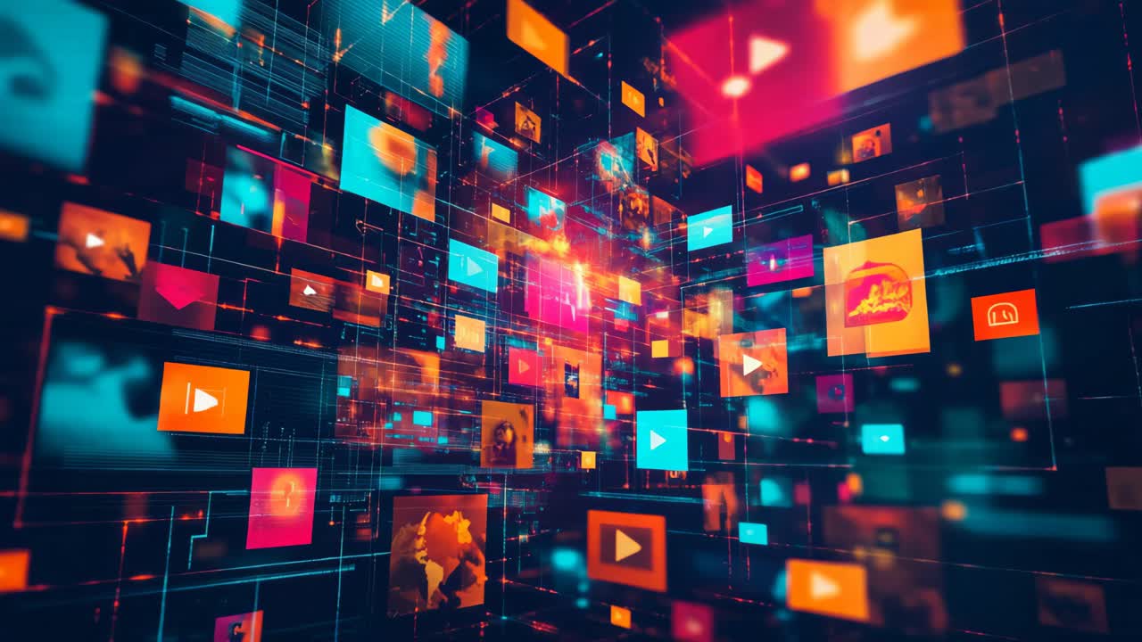 추상 데이터 네트워크 시각화