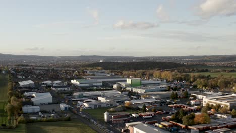 Drone-Aerial-Shot-of-the-german-city-center-of-Kassel-in-Germany,-Hessen,-Europe