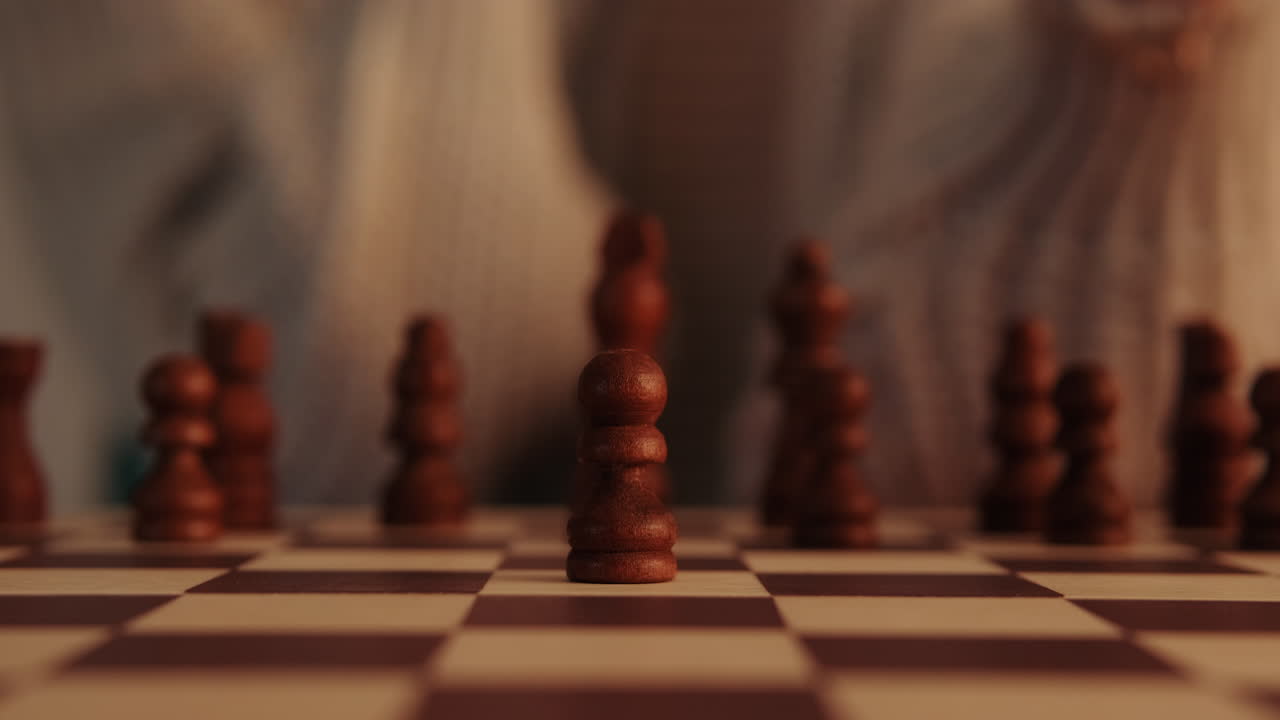 Chess Game, Strategic Moves and Competition