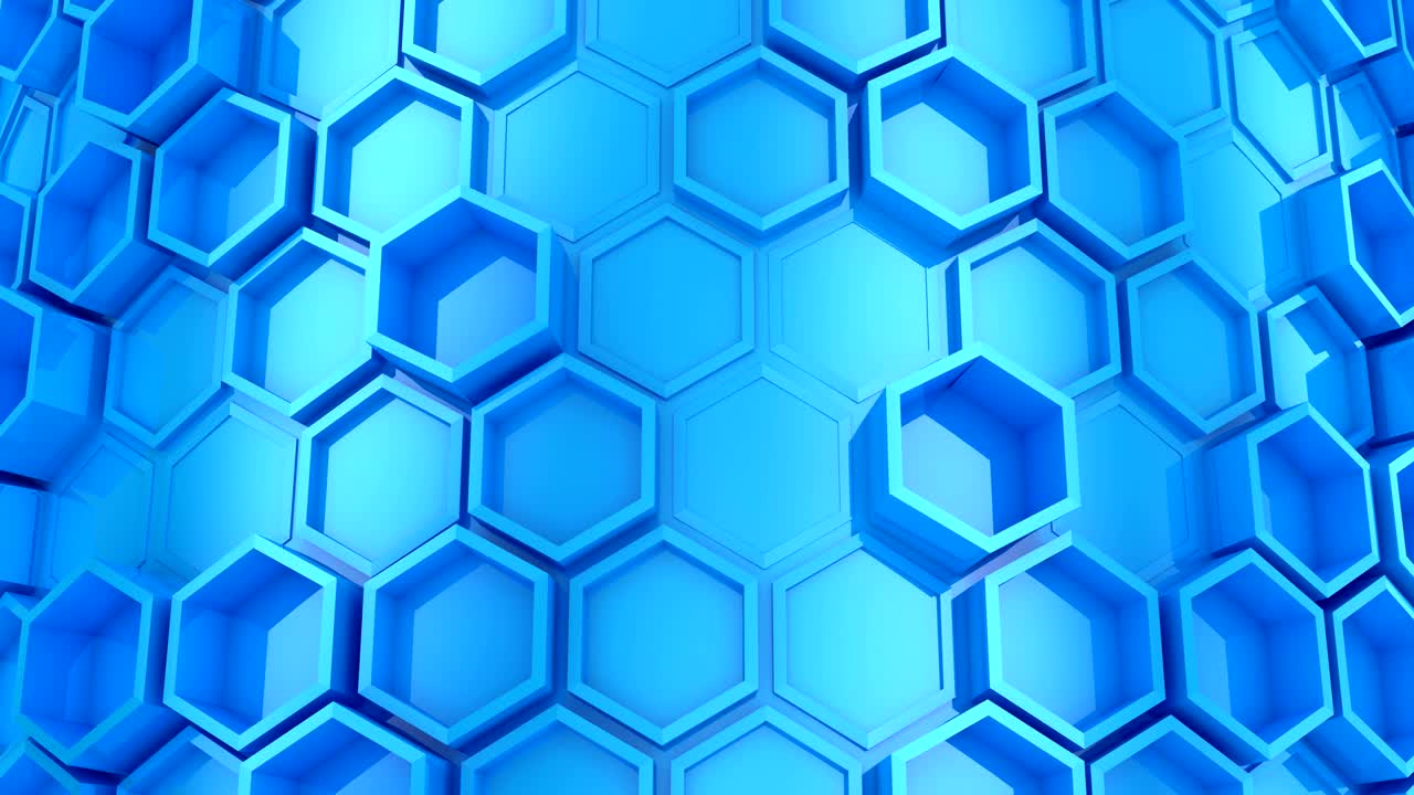 el fondo de los hexágonos