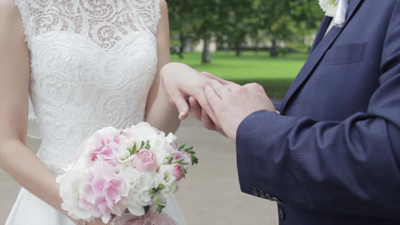 결혼 반지 교환