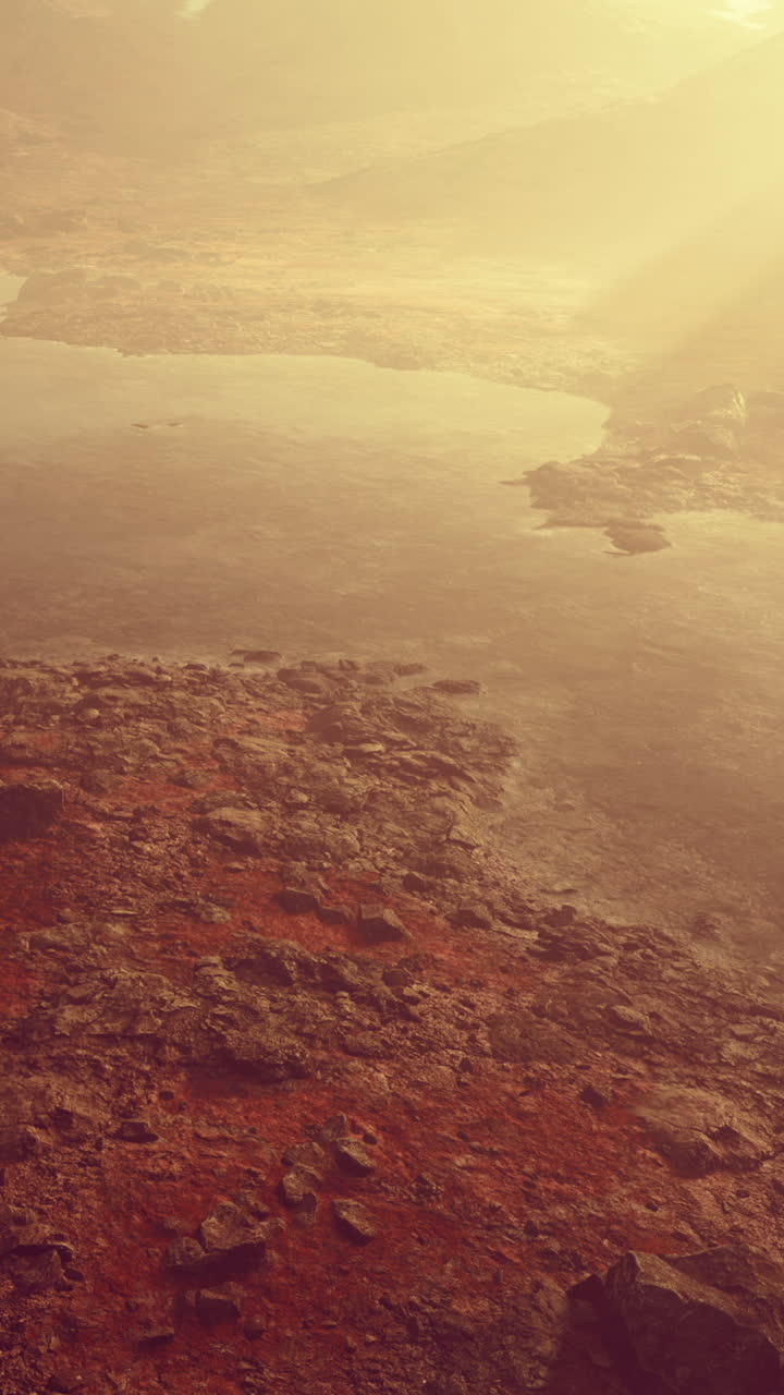 Paesaggio di un pianeta alieno