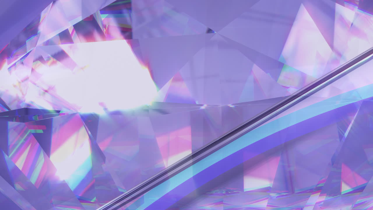 밝은 반점 위로 움직이는  ⁇ 은 반 ⁇ 이는 프리즘의 애니메이션