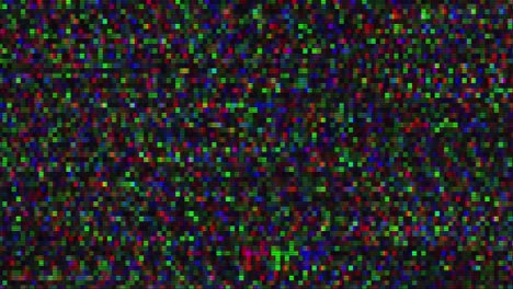 diseño único abstracto animación digital ruido de píxeles error de fallo daño de video