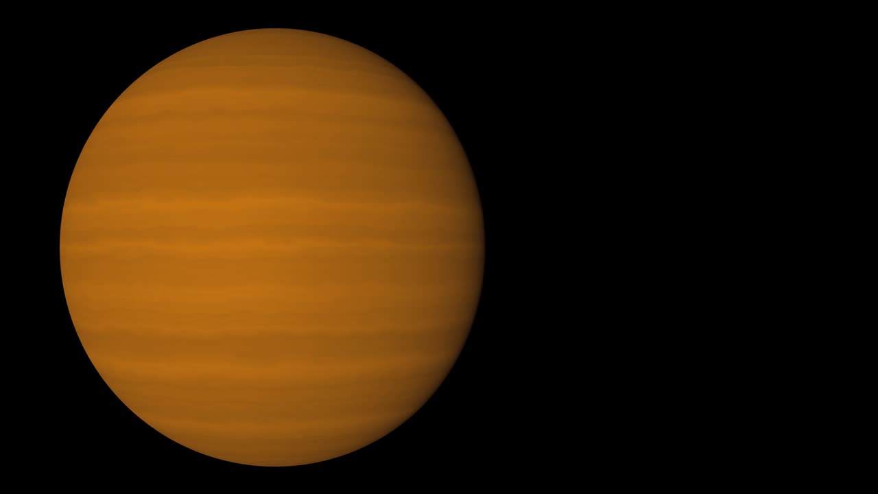 júpiter es un planeta virtual que gira.