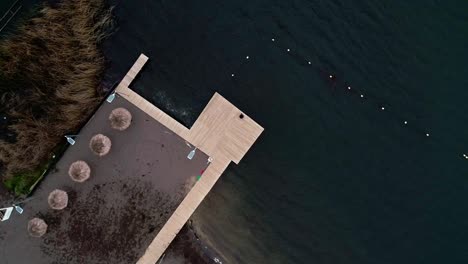 imágenes de drones sobre el lago vichuquen chile