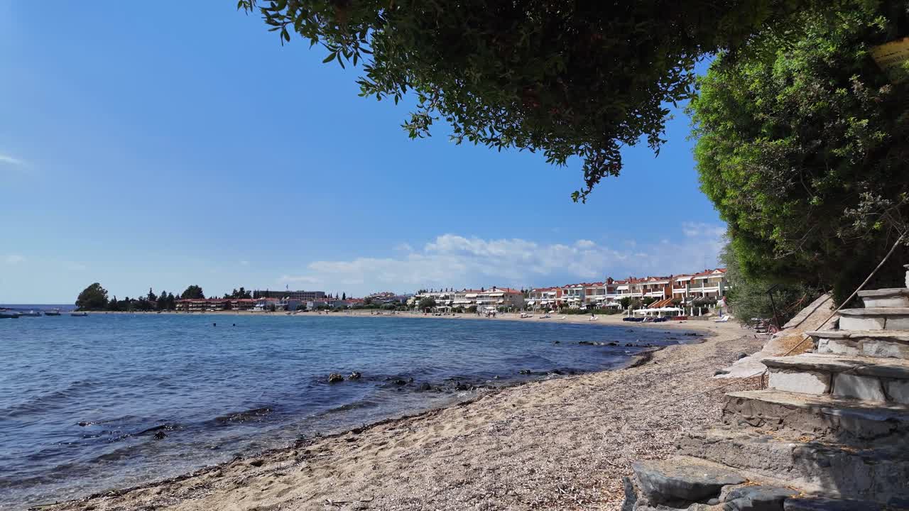 Halkidiki beach Greece isolated seaside village countryside rural Yerakini summer holiday