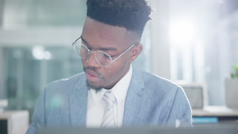 Laptop,-research-and-businessman-in-the-office