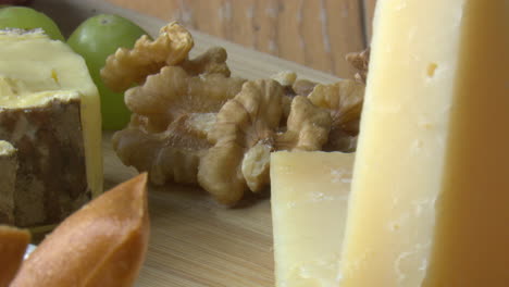 cheese and walnut platter