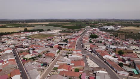 pueblo rural español, órbita aérea, torremayor, españa