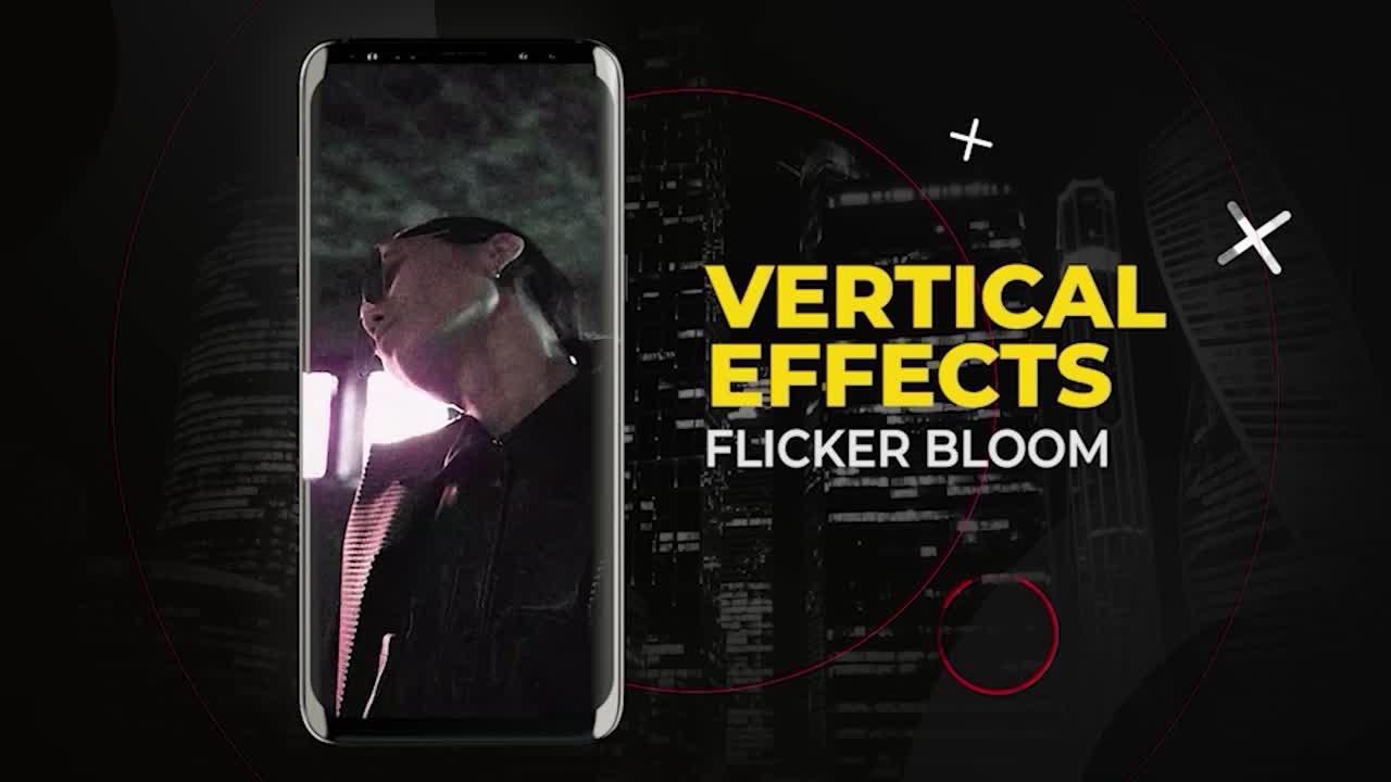 Vertical Effects Flicker Bloom