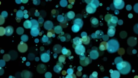 bucle de fondo bokeh abstracto de 4k (multicolor) - fondo bokeh abstract - perfectamente utilizable para una amplia variedad de temas - bucle sin costuras - fondo de partículas brillantes - bucle de partículas en movimiento - fondo de movimiento - bucles sin costura - color azul, verde